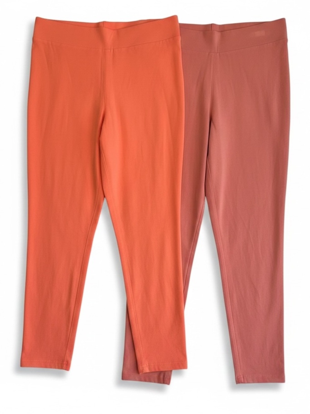 TWO! Torrid Size 1X Leggings 2 Capri & Full Length Orange